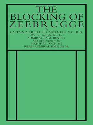 cover image of The Blocking of Zeebrugge